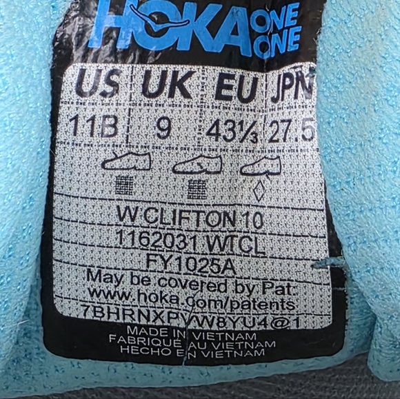 Hoka Clifton 10 Women's Running Shoes Size 11B - Picture 7 of 7